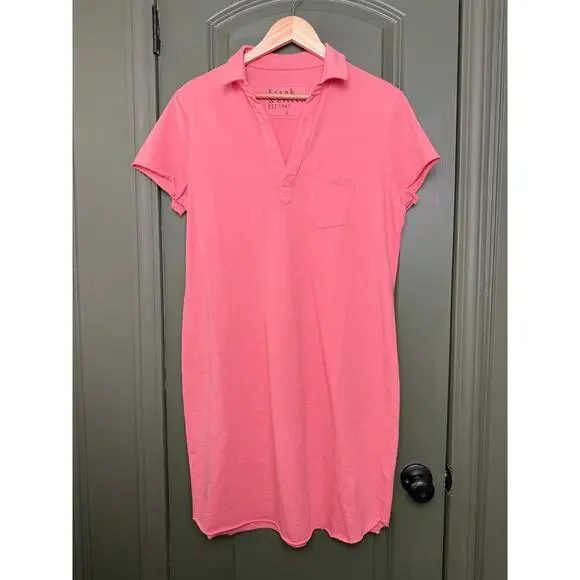NWOT Frank & Eileen LAUREN Polo Mini Heritage Jersey Cotton Watermelon Large - Picture 4 of 6